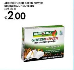 Bennet Accendifuoco green power diavolina linea verde offerta