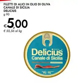 Bennet Filetti di alici in olio di oliva canale di sicilia DELICIUS offerta