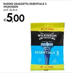 Bennet Rasoio usa&getta essentials 3 WILKINSON offerta
