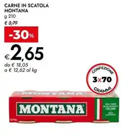 Bennet Carne in scatola MONTANA offerta
