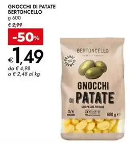 Bennet Gnocchi di patate BERTONCELLO offerta