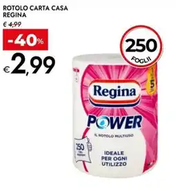 Bennet Rotolo carta casa REGINA offerta