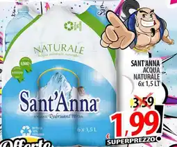 Il Genio Supermercato Sant'anna acqua naturale offerta