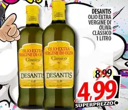 Il Genio Supermercato DESANTIS OLIO EXTRA VERGINE DI OLIVA CLASSICO offerta