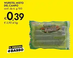 Bennet Wurstel misto DEL CAMPO offerta