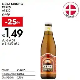Bennet Birra strong CERES offerta