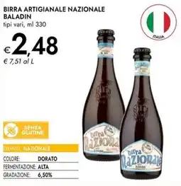Bennet Birra artigianale nazionale BALADIN offerta