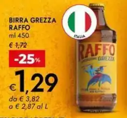 Bennet Birra grezza RAFFO offerta