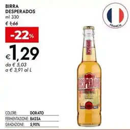 Bennet Birra DESPERADOS offerta