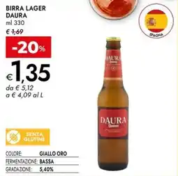 Bennet Birra lager DAURA offerta