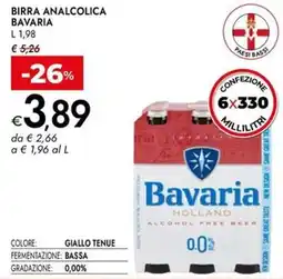 Bennet Birra analcolica BAVARIA offerta