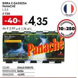 Bennet Birra e gassosa PANACHE offerta