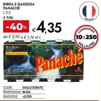 Bennet Birra e gassosa PANACHE offerta