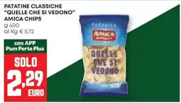 Pam Patatine classiche "quelle che si vedono" AMICA CHIPS offerta