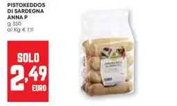 Pam Pistokeddos di sardegna anna p offerta
