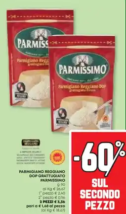 Pam Parmigiano reggiano dop grattugiato PARMISSIMO offerta