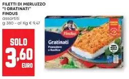 Pam Filetti di merluzzo "i gratinati" FINDUS offerta