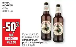 Pam Birra MORETTI offerta