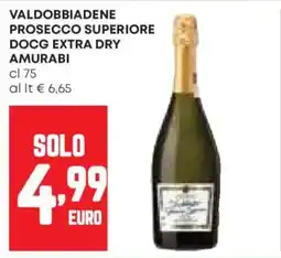 Pam Valdobbiadene prosecco superiore docg extra dry AMURABI offerta