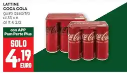 Pam Lattine COCA COLA offerta