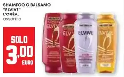 Pam Shampoo o balsamo "elvive" L'ORÉAL offerta