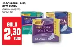 Pam Assorbenti lines SETA ULTRA offerta