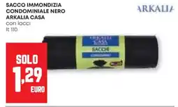 Pam Sacco immondizia condominiale nero ARKALIA CASA offerta
