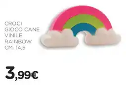 Arcaplanet Croci gioco cane vinile rainbow offerta