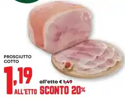 Pam Prosciutto cotto offerta