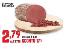 Pam Carpaccio di bresaola offerta