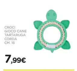 Arcaplanet Croci gioco cane tartaruga corda offerta
