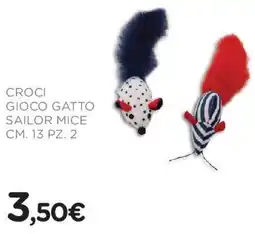 Arcaplanet Croci gioco gatto sailor mice pz offerta
