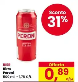 Eurospar Birra Peroni offerta