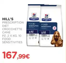 Arcaplanet HILL'S Prescription diet crocchette cane pz food sensitivities offerta