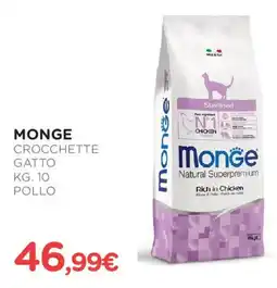 Arcaplanet MONGE Crocchette gatto pollo offerta