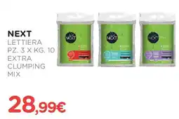 Arcaplanet NEXT Lettiera extra clumping mix pz offerta