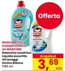 Eurospar Detersivo Lavatrice Liquido assortito Omino Bianco offerta