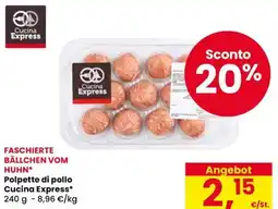 Eurospar Polpette di pollo Cucina Express offerta