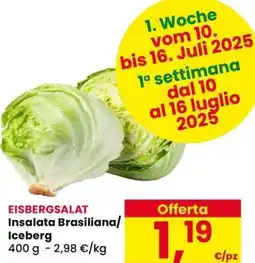 Eurospar EInsalata Brasiliana/ Iceberg offerta