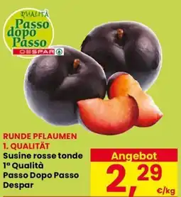 Eurospar Susine rosse tonde 1ª Qualità Passo Dopo Passo Despar offerta