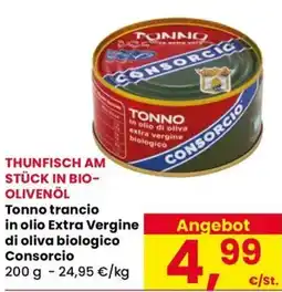 Eurospar Tonno trancio in olio Extra Vergine di oliva biologico Consorcio offerta