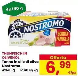 Eurospar Tonno in olio di oliva Nostromo offerta