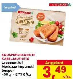 Eurospar Croccanti di Merluzzo Impanati Despar offerta