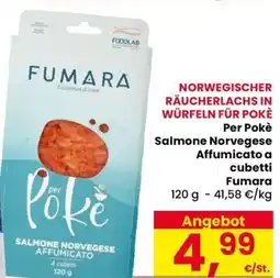 Eurospar Per Pokè Salmone Norvegese Affumicato a cubetti Fumara offerta