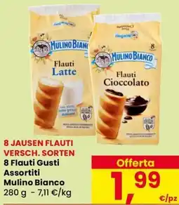 Eurospar 8 Flauti Gusti Assortiti Mulino Bianco offerta