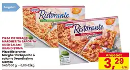 Eurospar Pizza Ristorante Margherita Saporita o salame Grandissima Cameo offerta