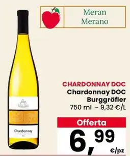 Eurospar Chardonnay DOC Burggräfler offerta