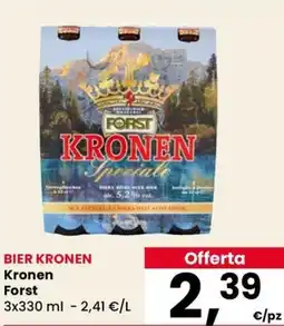 Eurospar Kronen Forst offerta