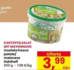 Eurospar Insalata fresca patate/ maionese Dahlhoff offerta