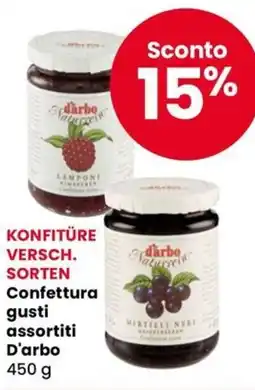 Eurospar Confettura gusti assortiti D'arbo offerta